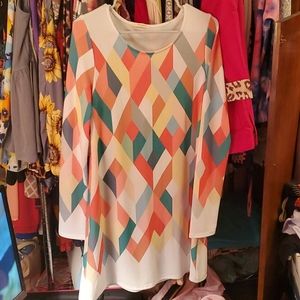 Large long sleeved dress